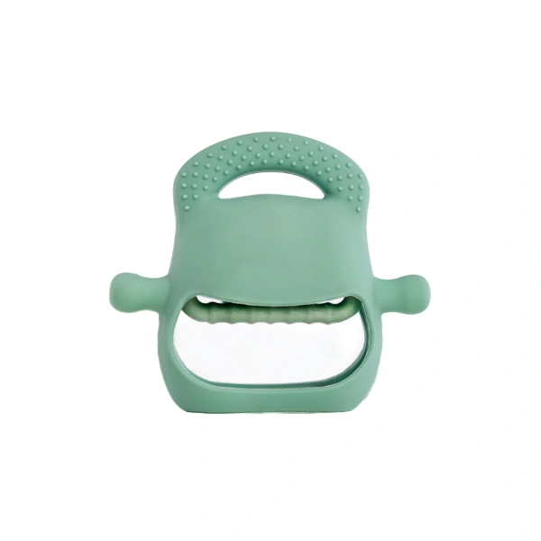 Koyu Yeşil Bebek Silikon Diş Kaşıyıcı ( Lisinya ) Koyu Yeşil Bebek Silikon Diş Kaşıyıcı ( Lisinya )
