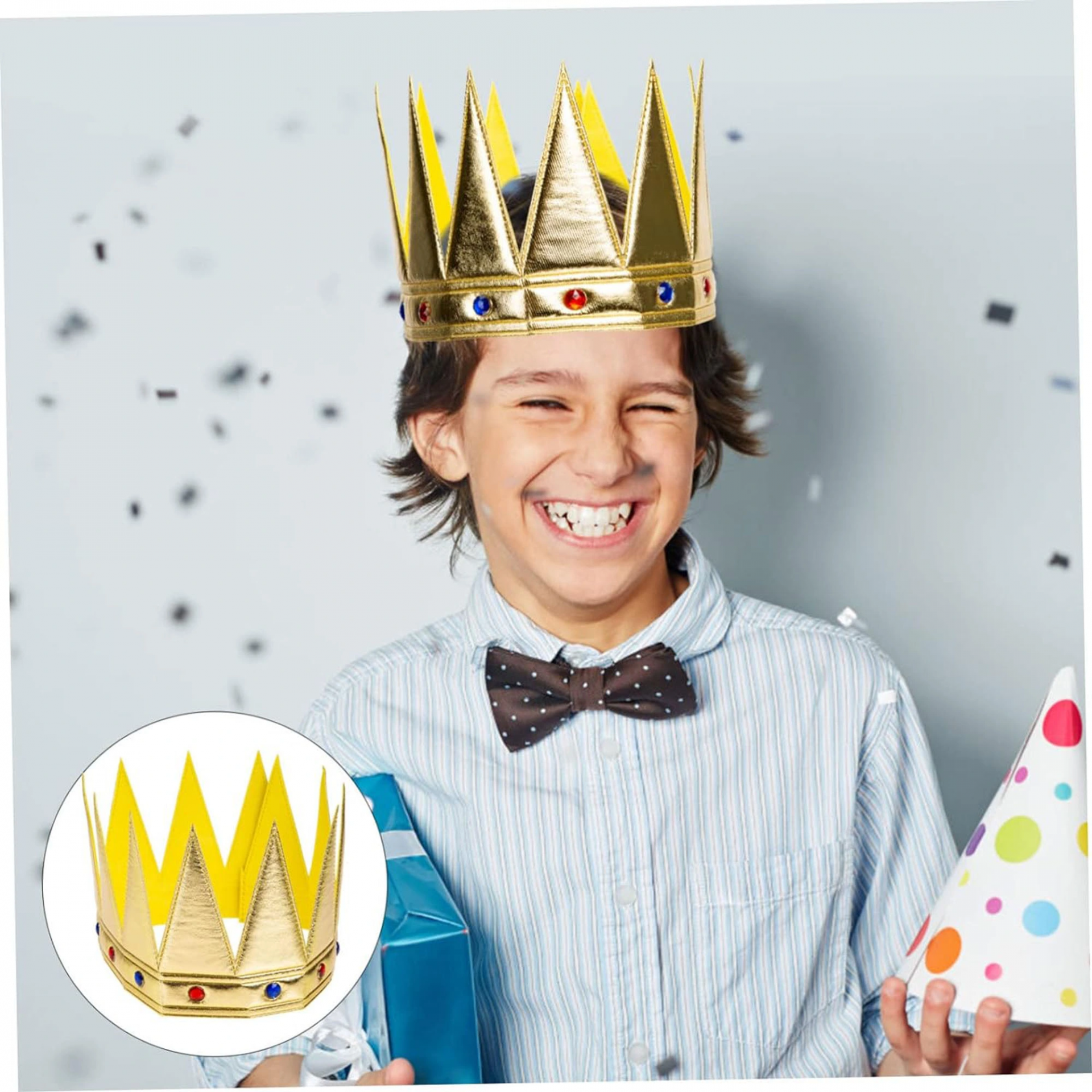 Kral Kraliyet Tacı Yetişkin Çocuk Uyumlu ( Lisinya ) Kral Kraliyet Tacı Yetişkin Çocuk Uyumlu ( Lisinya )