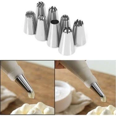 Krema Sıkma Seti 10 Parça ( Lisinya ) Krema Sıkma Seti 10 Parça ( Lisinya )