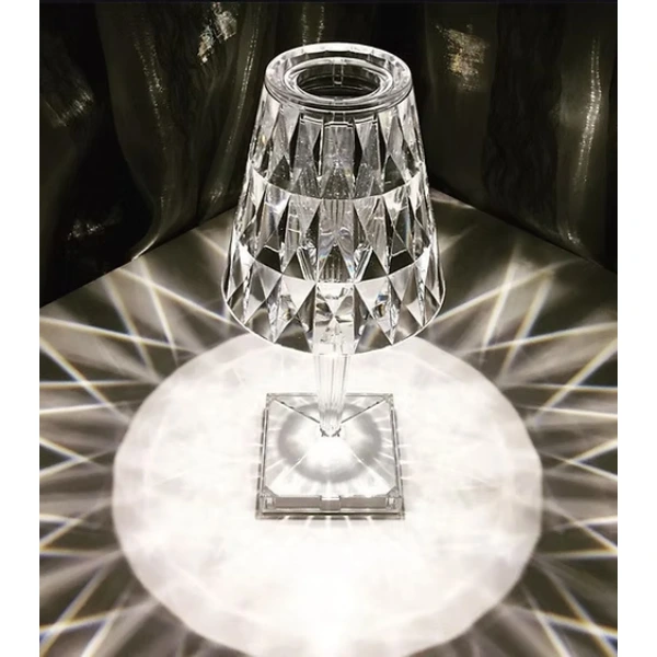 Kristal Abajur Led Kumandalı Ve Dokunmatik Masa Lambası ( Lisinya ) Kristal Abajur Led Kumandalı Ve Dokunmatik Masa Lambası ( Lisinya )