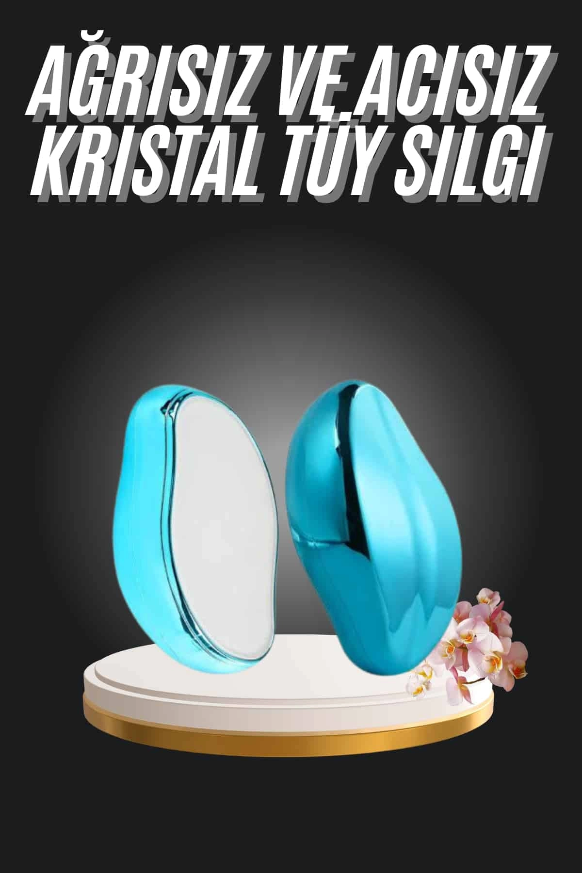 Kristal Epilasyon Aleti Tüy Dökücü Tüy Silgisi Crystal Eraser ( Lisinya )