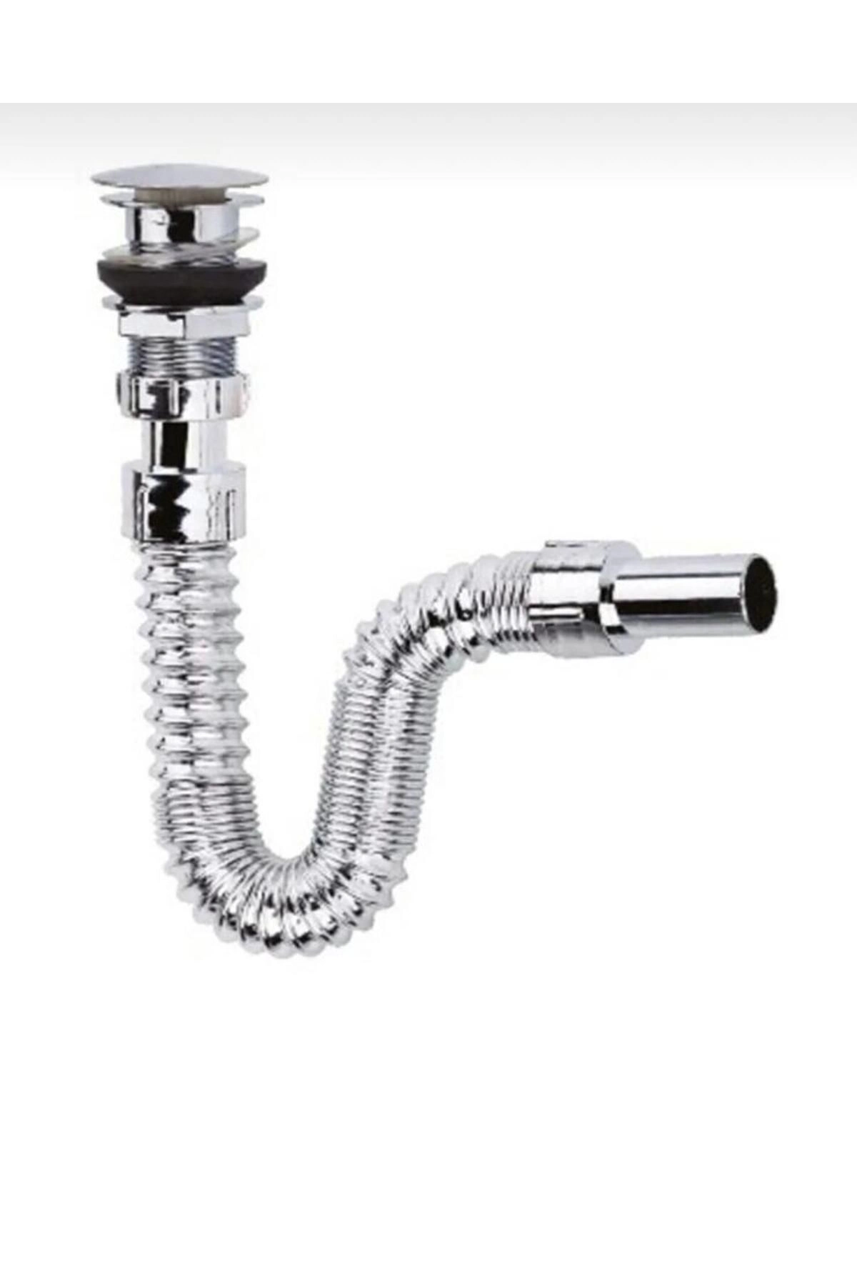 Krom Basmalı Sifon -Körüklü Sifon Bas Stoplu Lavabo Mutfak Sifonu-Paslanmaz ( Lisinya ) Krom Basmalı Sifon -Körüklü Sifon Bas Stoplu Lavabo Mutfak Sifonu-Paslanmaz ( Lisinya )