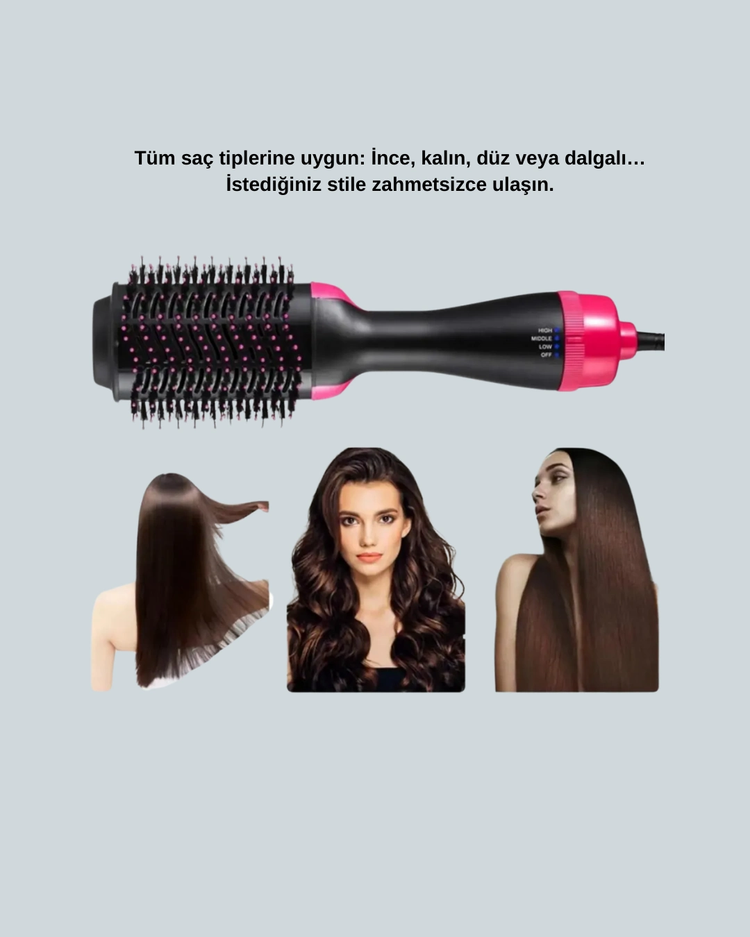 Kuaför Kalitesinde Ev Tipi Saç Kurutma Ve Şekillendirme ( Lisinya )