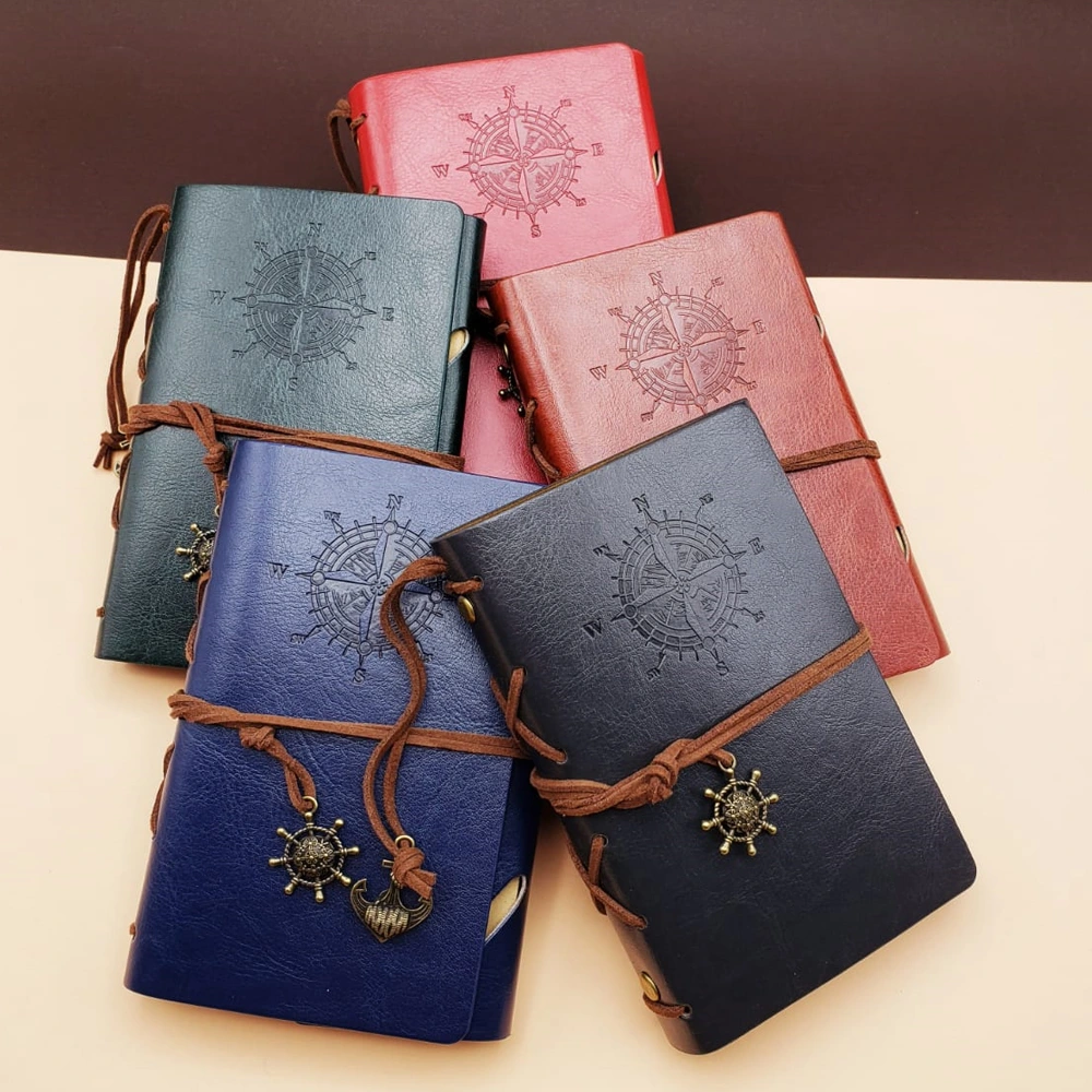 Küçük Boy Pusula Baskılı Deri Defter ( Lisinya ) Küçük Boy Pusula Baskılı Deri Defter ( Lisinya )