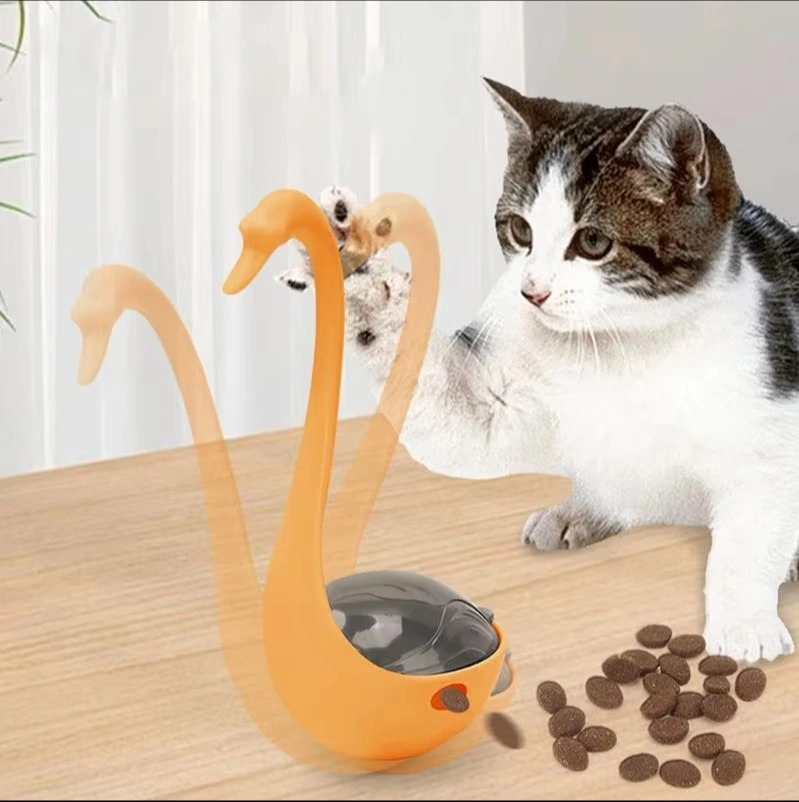 Kuğu Şeklinde Lazerli Kedi Oyuncağı ( Lisinya )