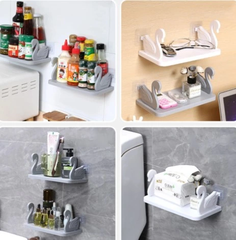 Kuğu Tasarımlı Kendinden Yapışkanlı Raf ( Lisinya ) Kuğu Tasarımlı Kendinden Yapışkanlı Raf ( Lisinya )