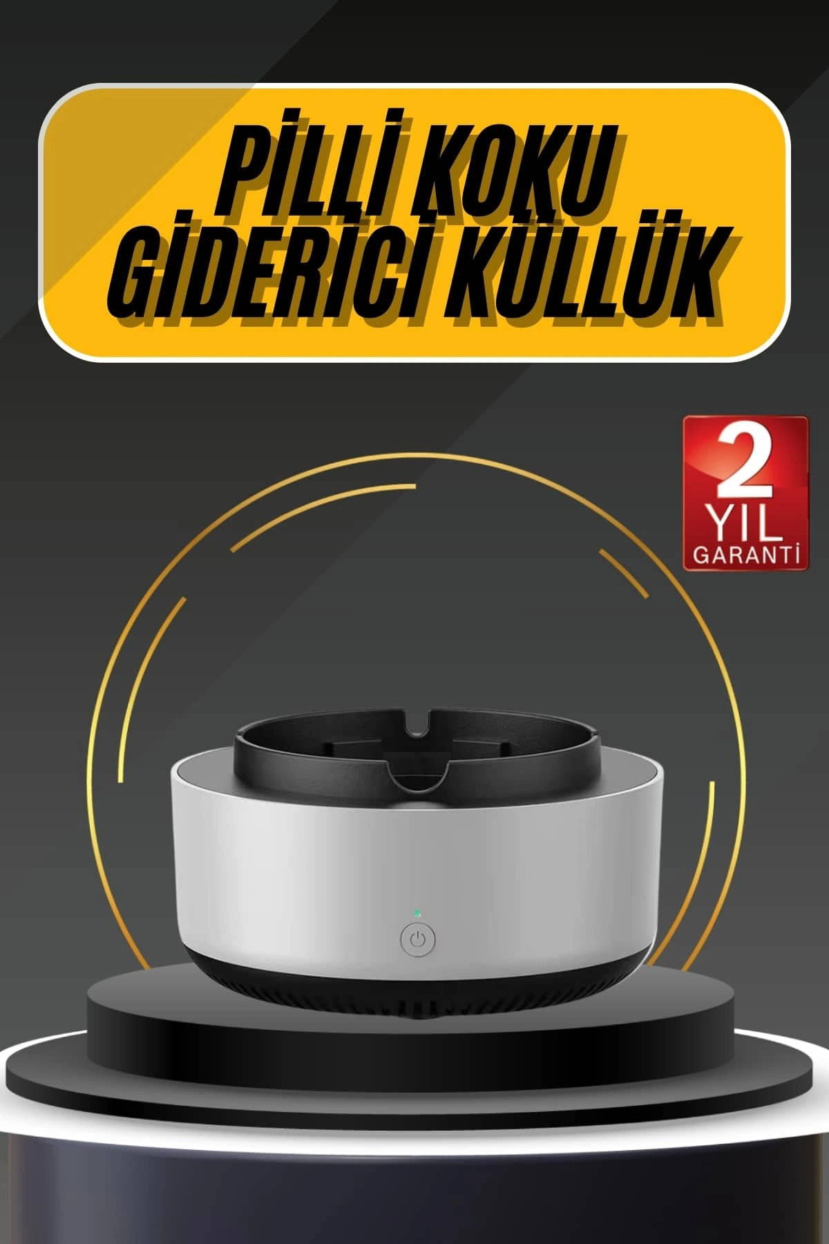Kül Tablası Hava Temizleyici Araç Akıllı Küllük Duman Temizleyici ( Lisinya )