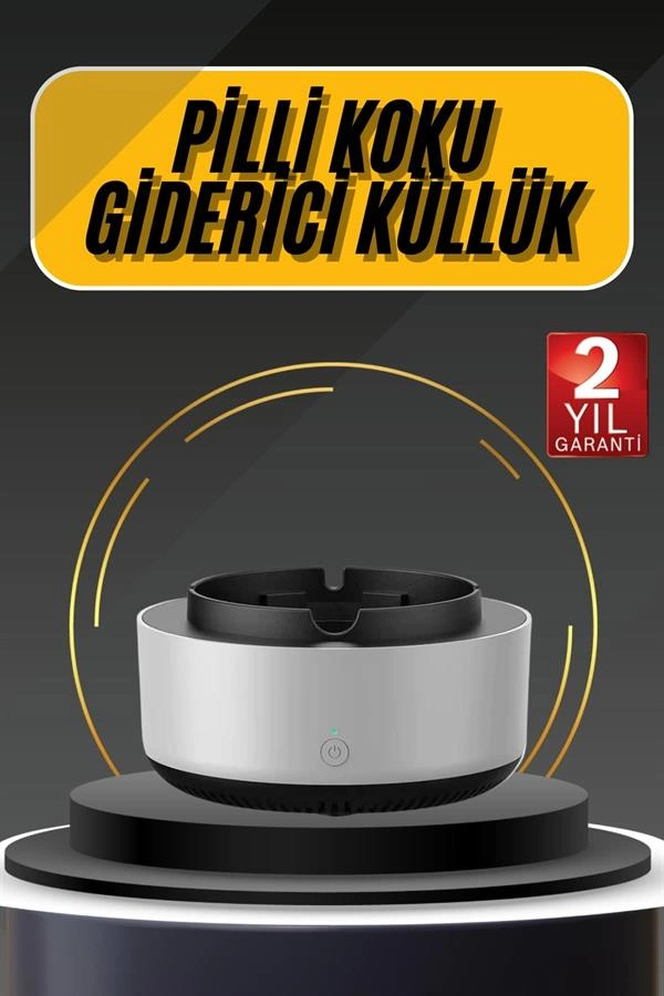 Kül Tablası Hava Temizleyici Araç Akıllı Küllük Duman Temizleyici ( Lisinya )