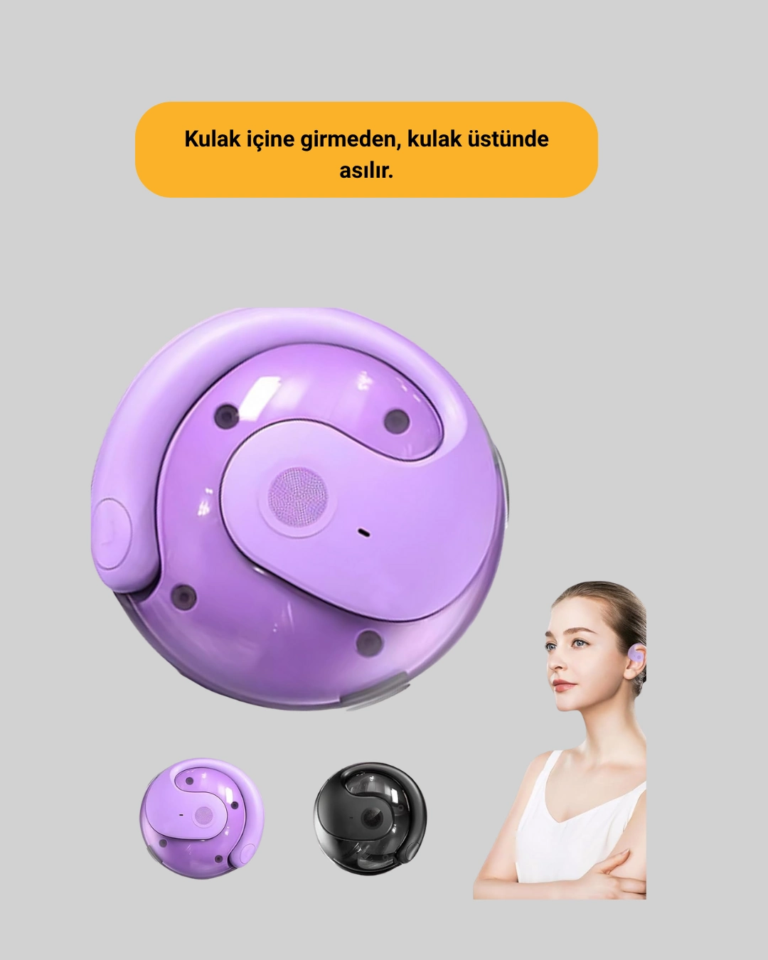 Kulak Arkası  Bluetooth Kulaklık, Gürültü Azaltma ( Lisinya )