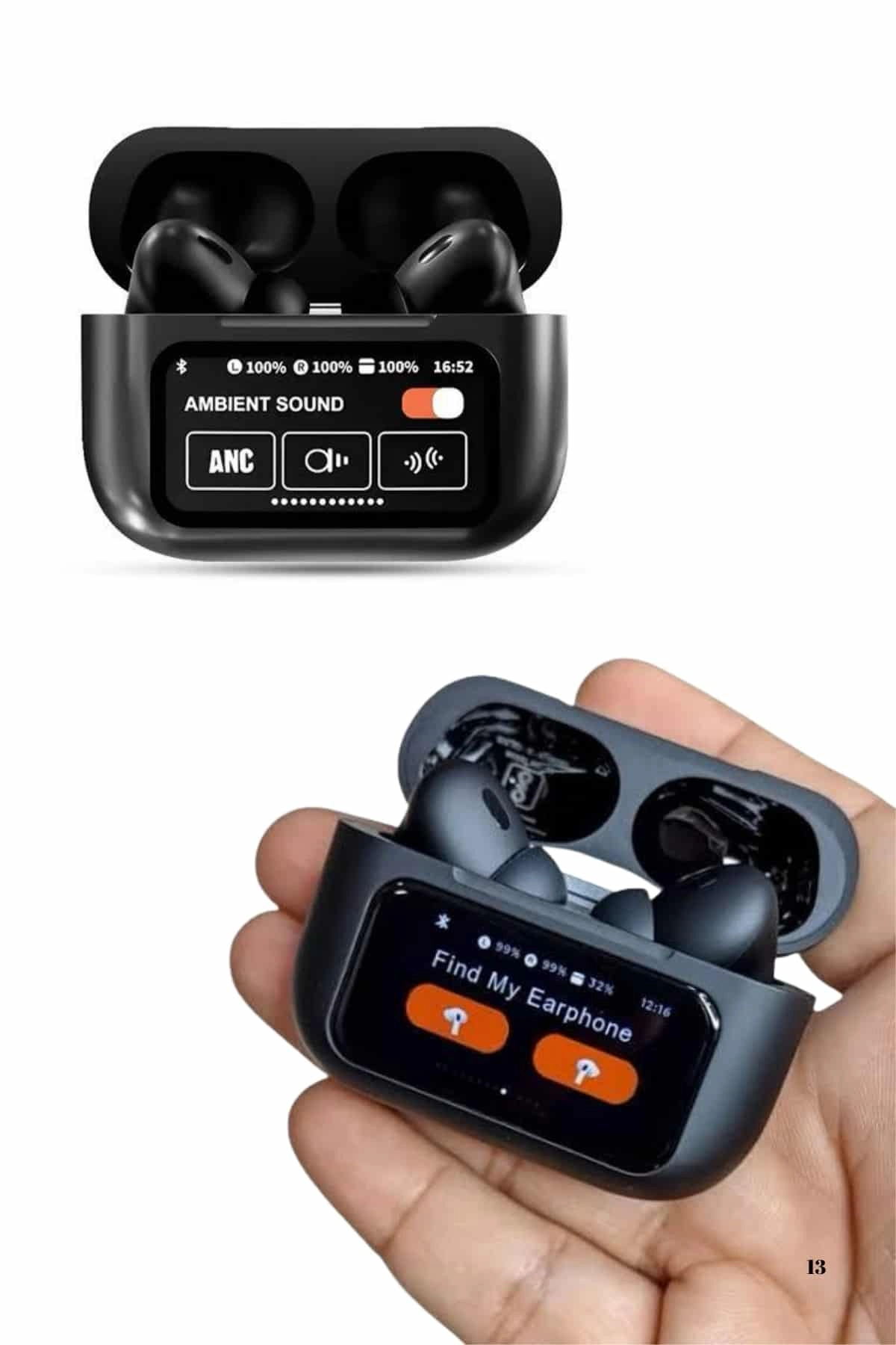 Kulak İçi Bluetooth Kulaklık Ekranlı Müzik Dinleme Çağrı Cevaplama Siyah ( Lisinya ) Kulak İçi Bluetooth Kulaklık Ekranlı Müzik Dinleme Çağrı Cevaplama Siyah ( Lisinya )