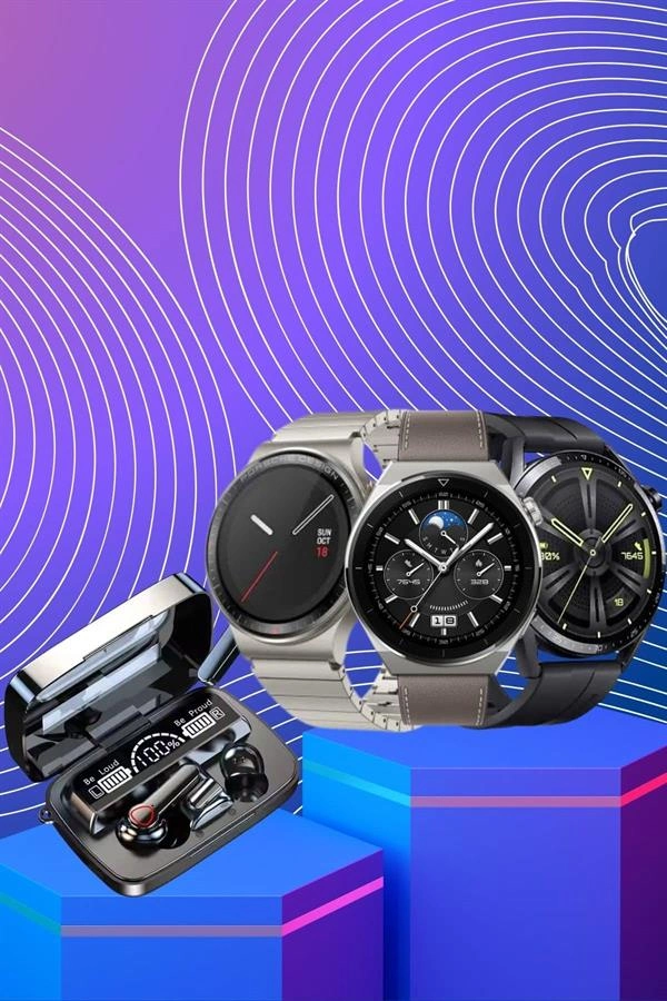 Kulak İçi Kablosuz Bluetooth Kulaklık Ve Nfc Ve Gps Özellikli Akıllı Saat Alarm Ve Titreşim ( Lisinya )