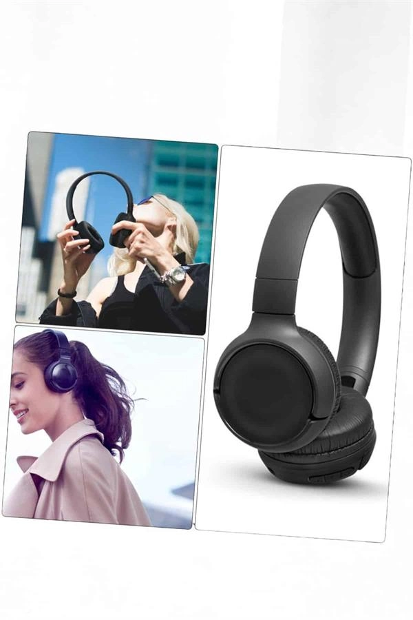 Kulak Üstü Kablosuz Bluetooth Kulaklık Gürültü Önleyici Ayarlanabilir ( Lisinya )