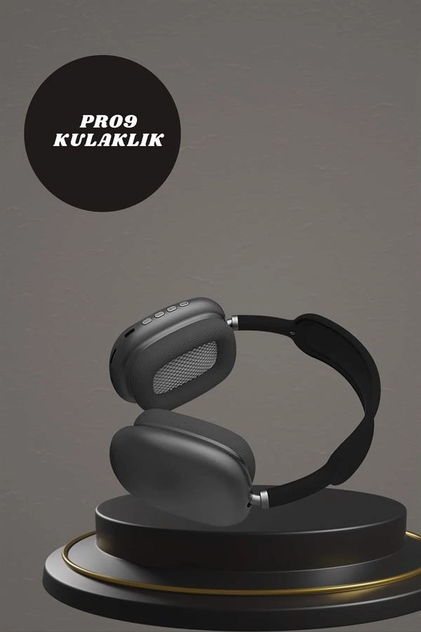 Kulak Üstü Kulaklık Pro9 Ve Yeni Nesil Akıllı Saat Android Ve İos Uyumlu Anc Özelliği ( Lisinya )
