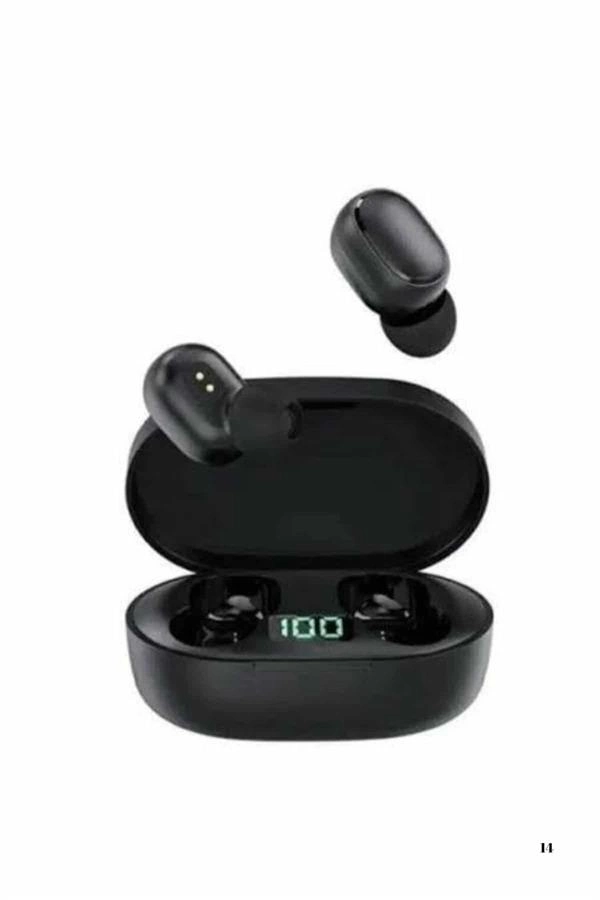 Kulaklık Dijital Göstergeli Bluetooth Bağlantılı Kablosuz Kulak İçi Mikrofonlu Dokunmatik Kontrol ( Lisinya )