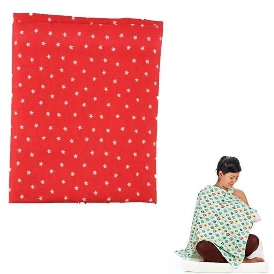 Kullanışlı Kemerli Yıldız Desenli Bebek Emzirme Önlüğü Örtüsü ( Lisinya )