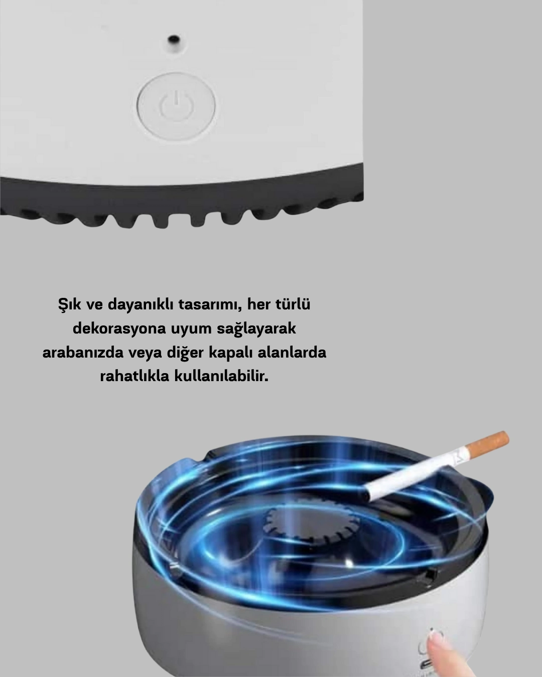 Küllük Ve Hava Temizleyici 2’si 1 Arada – Sigara Kokusu Giderici, Araba Ve Ofis İçin ( Lisinya ) Küllük Ve Hava Temizleyici 2’si 1 Arada – Sigara Kokusu Giderici, Araba Ve Ofis İçin ( Lisinya )