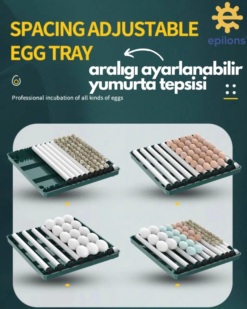 Kuluçka Makinesi Kablosuz Kamera Hediyeli 130 Lu Tam Otomatik Yedek Motorlu ( Lisinya ) Kuluçka Makinesi Kablosuz Kamera Hediyeli 130 Lu Tam Otomatik Yedek Motorlu ( Lisinya )