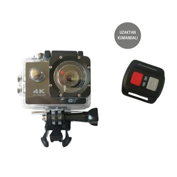 Kumandalı 4k Wi-fi Aksiyon Kamerası ( Lisinya ) Kumandalı 4k Wi-fi Aksiyon Kamerası ( Lisinya )