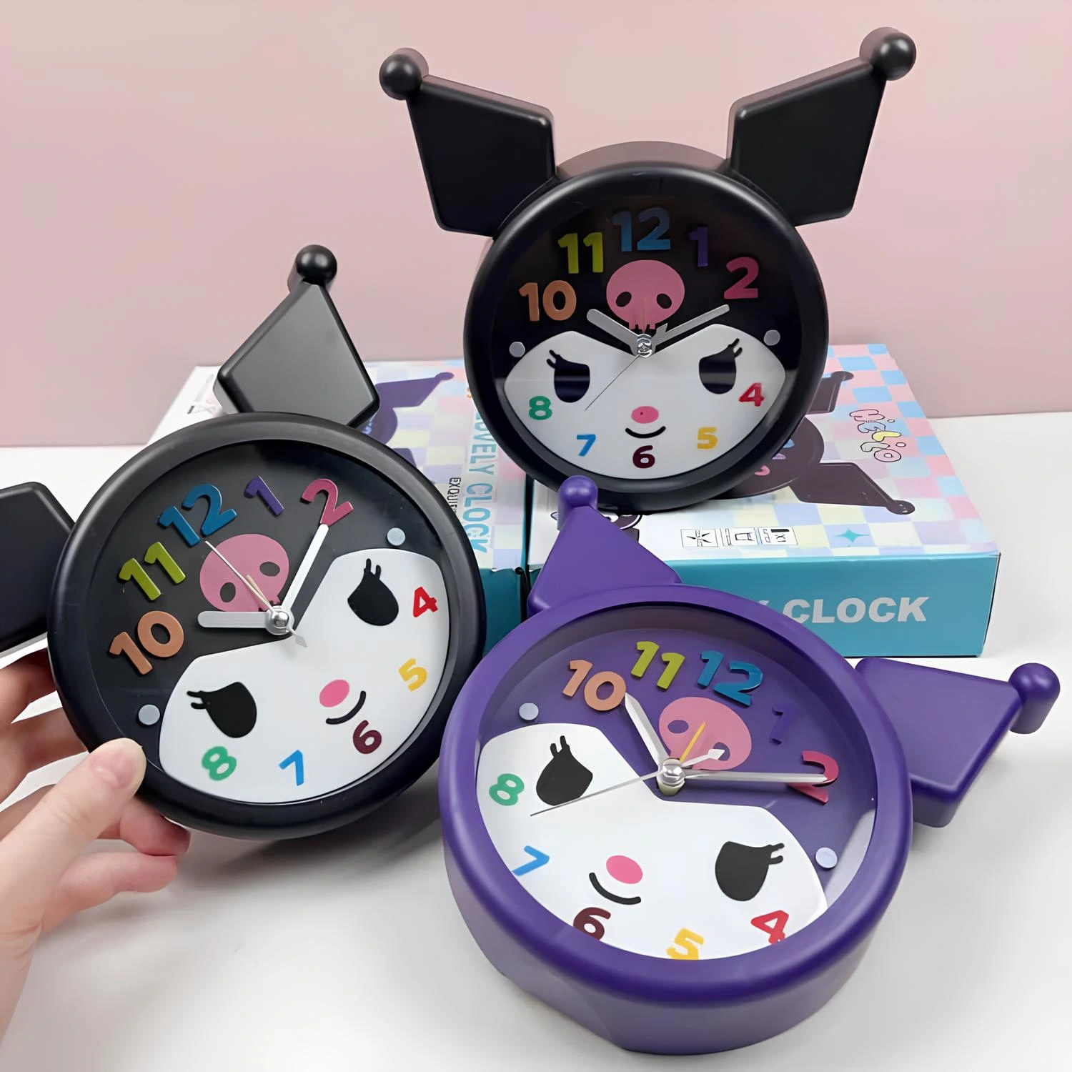 Kuromi Masa Üstü Çalar Saat Model 1 ( Lisinya ) Kuromi Masa Üstü Çalar Saat Model 1 ( Lisinya )