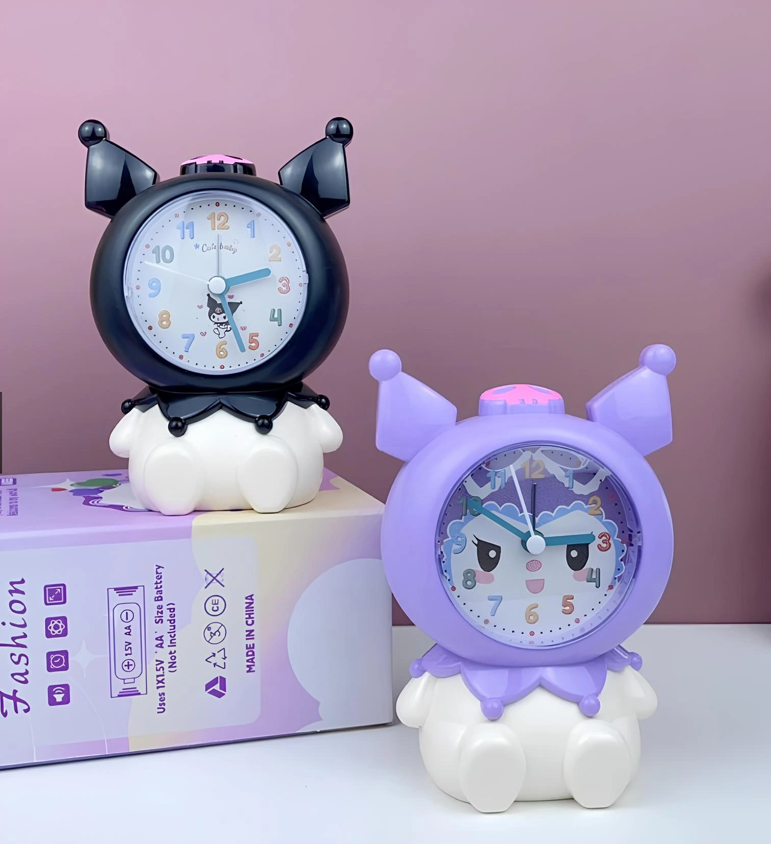 Kuromi Masa Üstü Çalar Saat Model 2 ( Lisinya ) Kuromi Masa Üstü Çalar Saat Model 2 ( Lisinya )