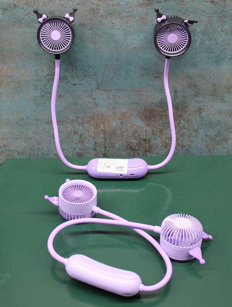 Kuromi Şarjlı Boyun Fanı Vantilatör 2 Kademeli Model 1 ( Lisinya ) Kuromi Şarjlı Boyun Fanı Vantilatör 2 Kademeli Model 1 ( Lisinya )