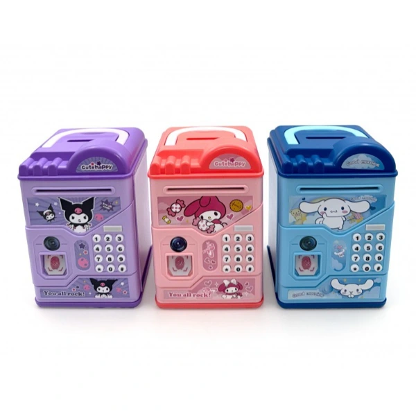 Kuromi Ve Arkadaşları Şifreli Atm Kumbara ( Lisinya ) Kuromi Ve Arkadaşları Şifreli Atm Kumbara ( Lisinya )