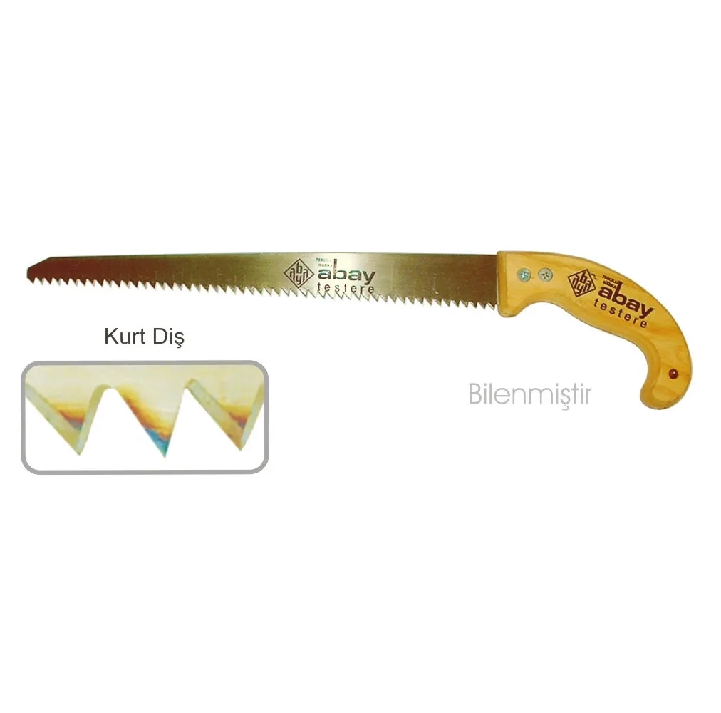 Kurt Diş Bağ Testere 35 Cm - Ahşap Sap ( Lisinya ) Kurt Diş Bağ Testere 35 Cm - Ahşap Sap ( Lisinya )