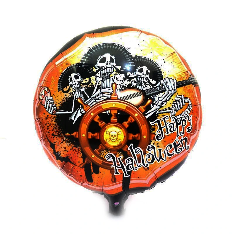 Kuru Kafalı Korsan Halloween Folyo Balon ( Lisinya ) Kuru Kafalı Korsan Halloween Folyo Balon ( Lisinya )