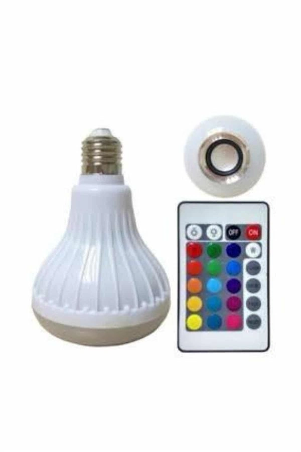 Lamba Hoparlör Ampül Görünümlü Renk Değiştirebilen Android Ve İos Uyumlu ( Lisinya ) Lamba Hoparlör Ampül Görünümlü Renk Değiştirebilen Android Ve İos Uyumlu ( Lisinya )