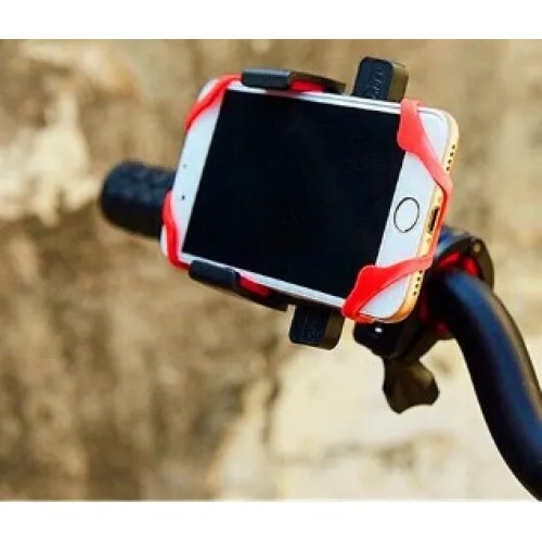 Lastik Destekli Standlı Bisiklet Telefon Tutucu ( Lisinya ) Lastik Destekli Standlı Bisiklet Telefon Tutucu ( Lisinya )