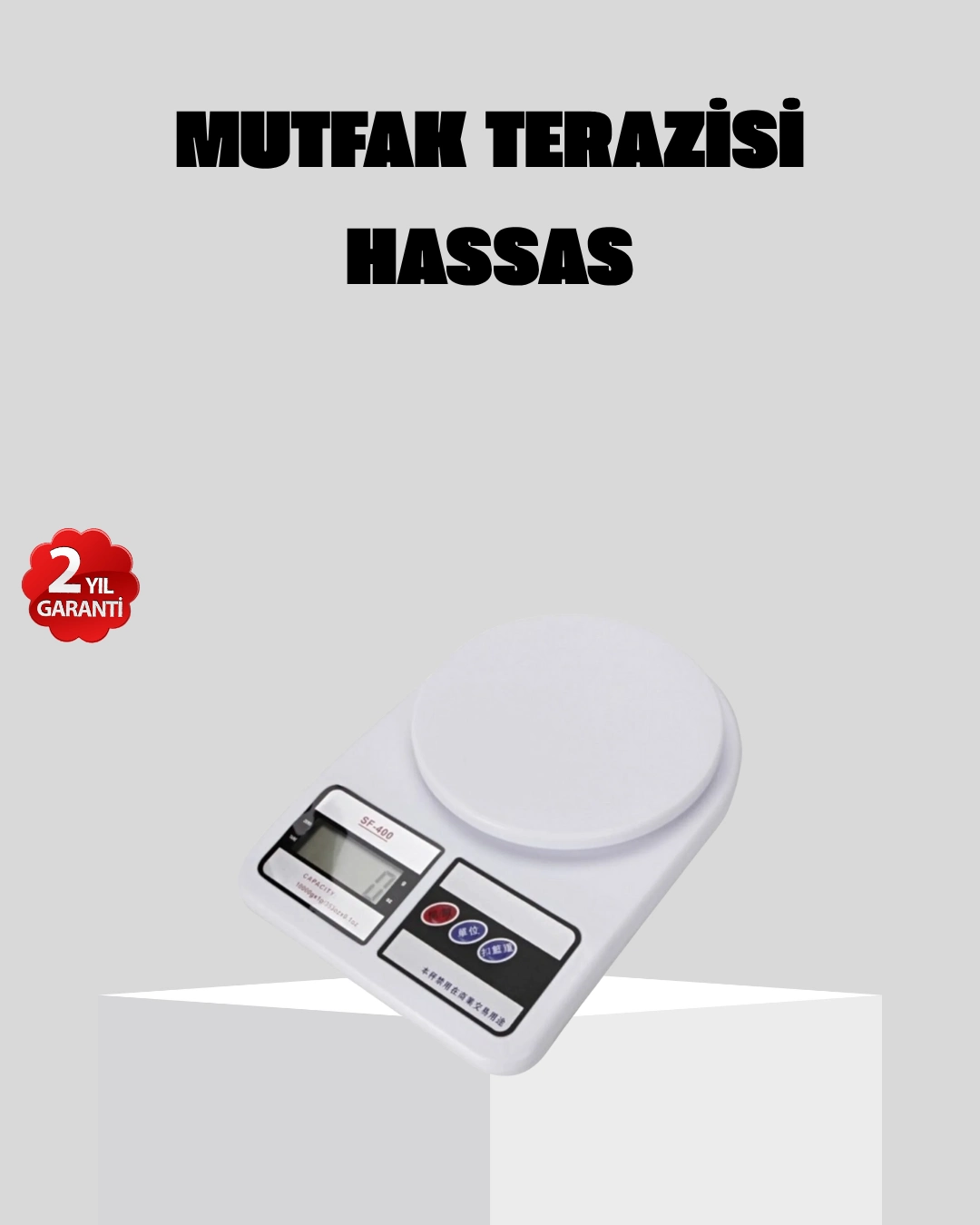 Lcd Ekranlı Hassas Dijital Mutfak Terazisi – 5kg Kapasite, 1g Hassasiyet ( Lisinya )