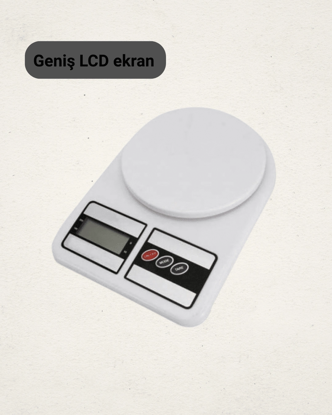 Lcd Ekranlı Yüksek Hassasiyetli Dijital Mutfak Terazisi ( Lisinya )