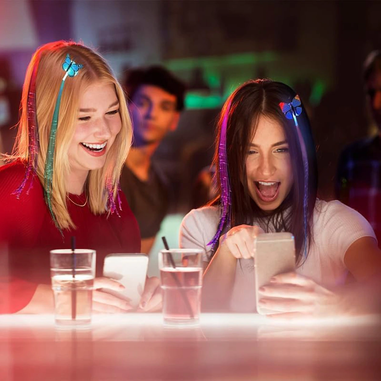 Led Fiber Optik Işıklı Kelebek Saç Klipsi ( Lisinya ) Led Fiber Optik Işıklı Kelebek Saç Klipsi ( Lisinya )