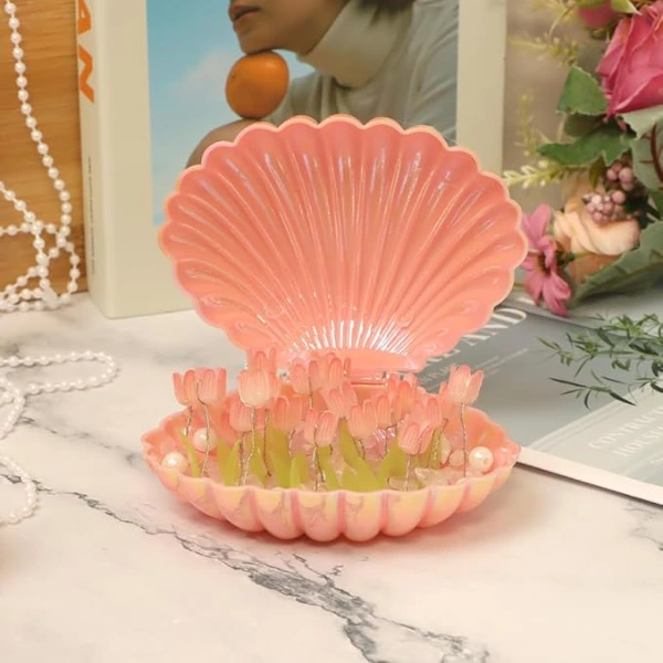 Led Işıklı Kendin Yap Deniz Kabuğu Tasarımlı Lale Lamba ( Lisinya ) Led Işıklı Kendin Yap Deniz Kabuğu Tasarımlı Lale Lamba ( Lisinya )