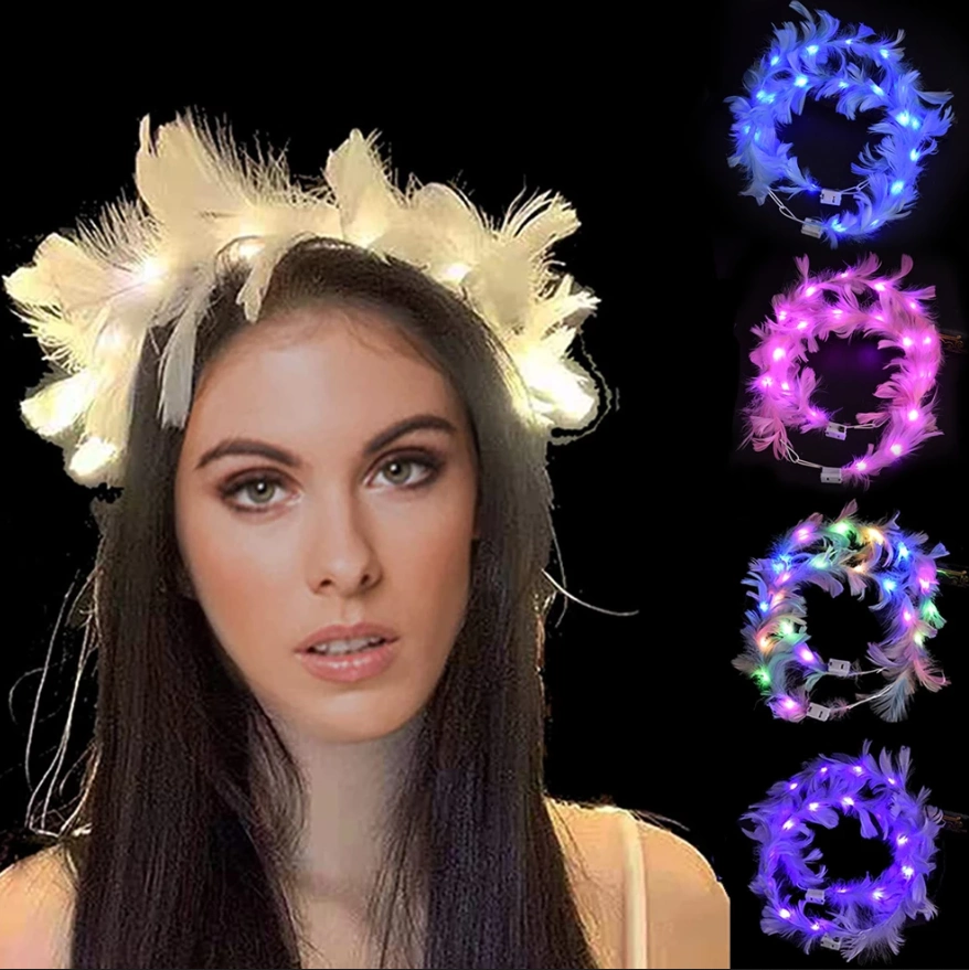 Led Işıklı Rgb 3 Fonksiyonlu Otrişli Parti Tacı Beyaz Renk ( Lisinya ) Led Işıklı Rgb 3 Fonksiyonlu Otrişli Parti Tacı Beyaz Renk ( Lisinya )