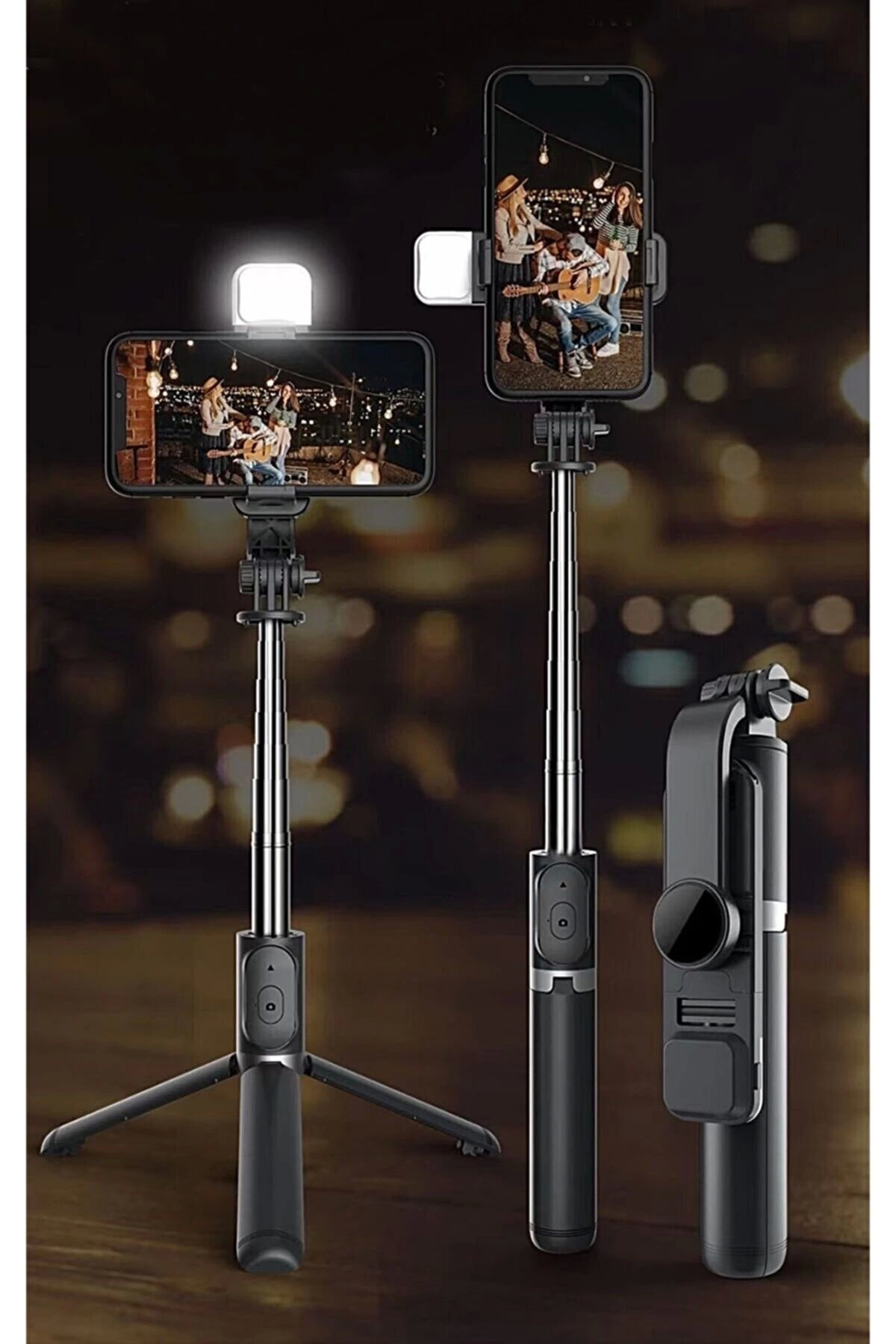 Led Işıklı Selfie Çubuğu Bluetooth Kumandalı Kablosuz Tripot Selfie Monopod Selfie Stick ( Lisinya ) Led Işıklı Selfie Çubuğu Bluetooth Kumandalı Kablosuz Tripot Selfie Monopod Selfie Stick ( Lisinya )