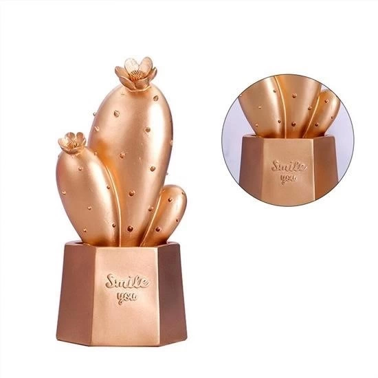 Led Işıklı Sevimli Kaktüs Dekoratif Masa Lambası Mini Biblo Gece Lambası Gold ( Lisinya ) Led Işıklı Sevimli Kaktüs Dekoratif Masa Lambası Mini Biblo Gece Lambası Gold ( Lisinya )