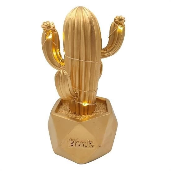 Led Işıklı Sevimli Kaktüs Dekoratif Masa Lambası Mini Biblo Gece Lambası-gold ( Lisinya ) Led Işıklı Sevimli Kaktüs Dekoratif Masa Lambası Mini Biblo Gece Lambası-gold ( Lisinya )