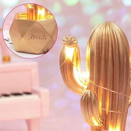 Led Işıklı Sevimli Kaktüs Dekoratif Masa Lambası Mini Biblo Gece Lambası-gold ( Lisinya ) Led Işıklı Sevimli Kaktüs Dekoratif Masa Lambası Mini Biblo Gece Lambası-gold ( Lisinya )