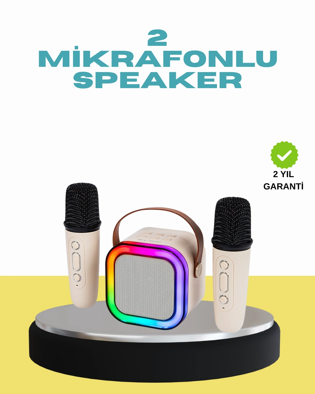 Led Işıklı Taşınabilir Karaoke Hoparlör – Usb & Aux Girişli ( Lisinya ) Led Işıklı Taşınabilir Karaoke Hoparlör – Usb & Aux Girişli ( Lisinya )