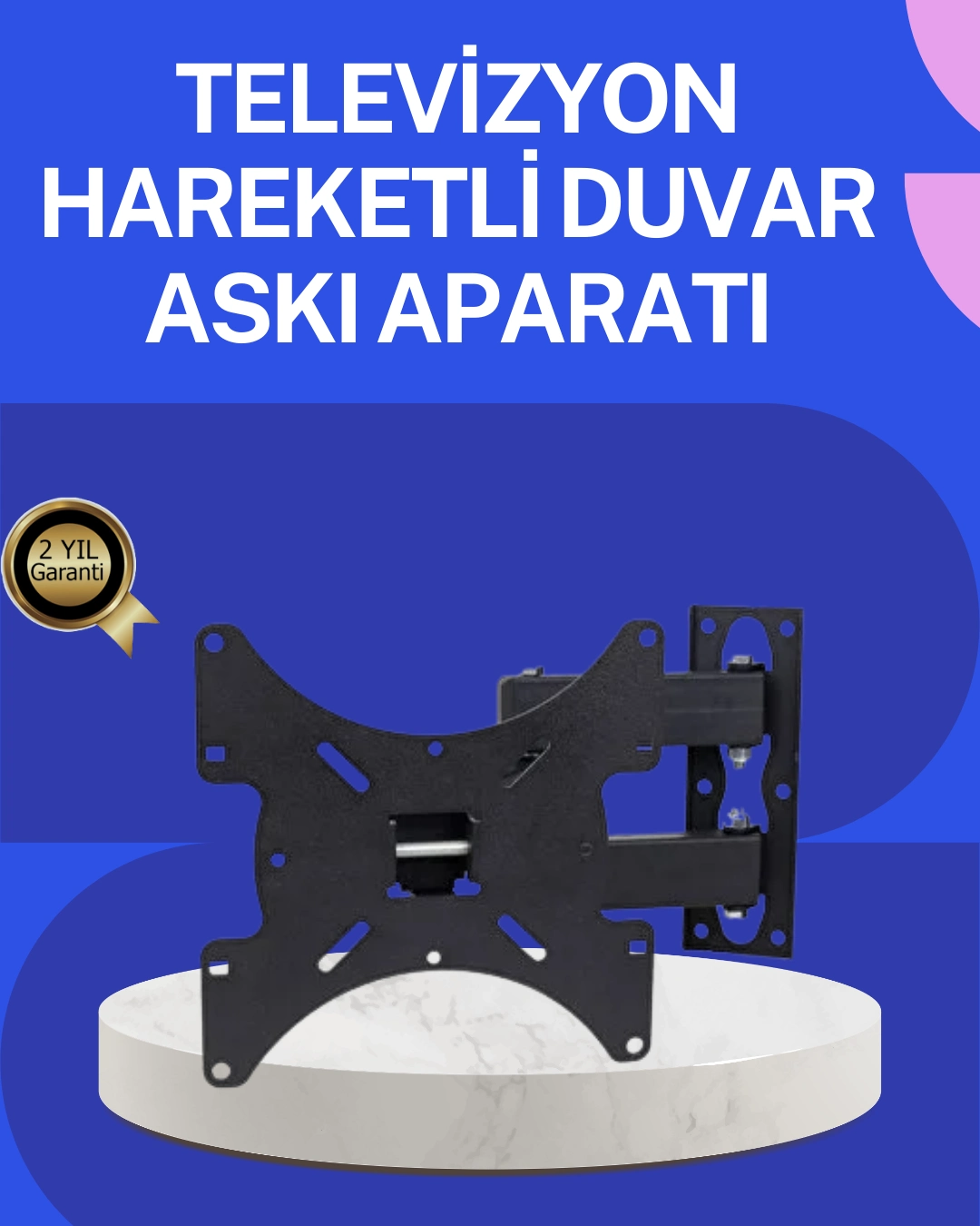 Led Lcd Tv Duvar Askı Atı Hareketli Ve Döner ( Lisinya )