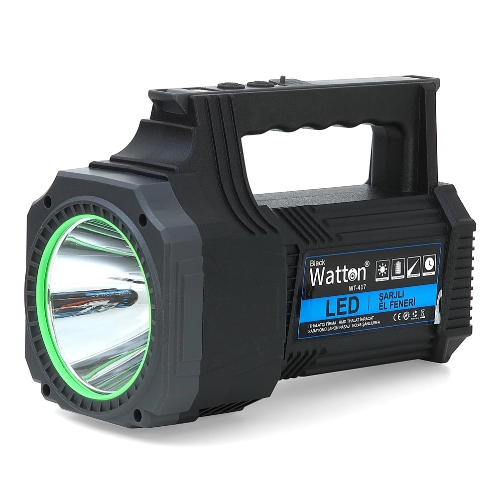 Led Şarjlı El Feneri 25w Wt-417 ( Lisinya ) Led Şarjlı El Feneri 25w Wt-417 ( Lisinya )