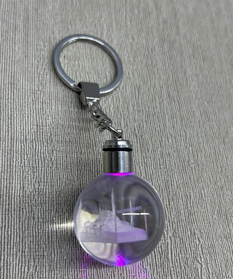 Ledli Sultanahmet Tasarımı Kristal Anahtarlık Alk3804 ( Lisinya )
