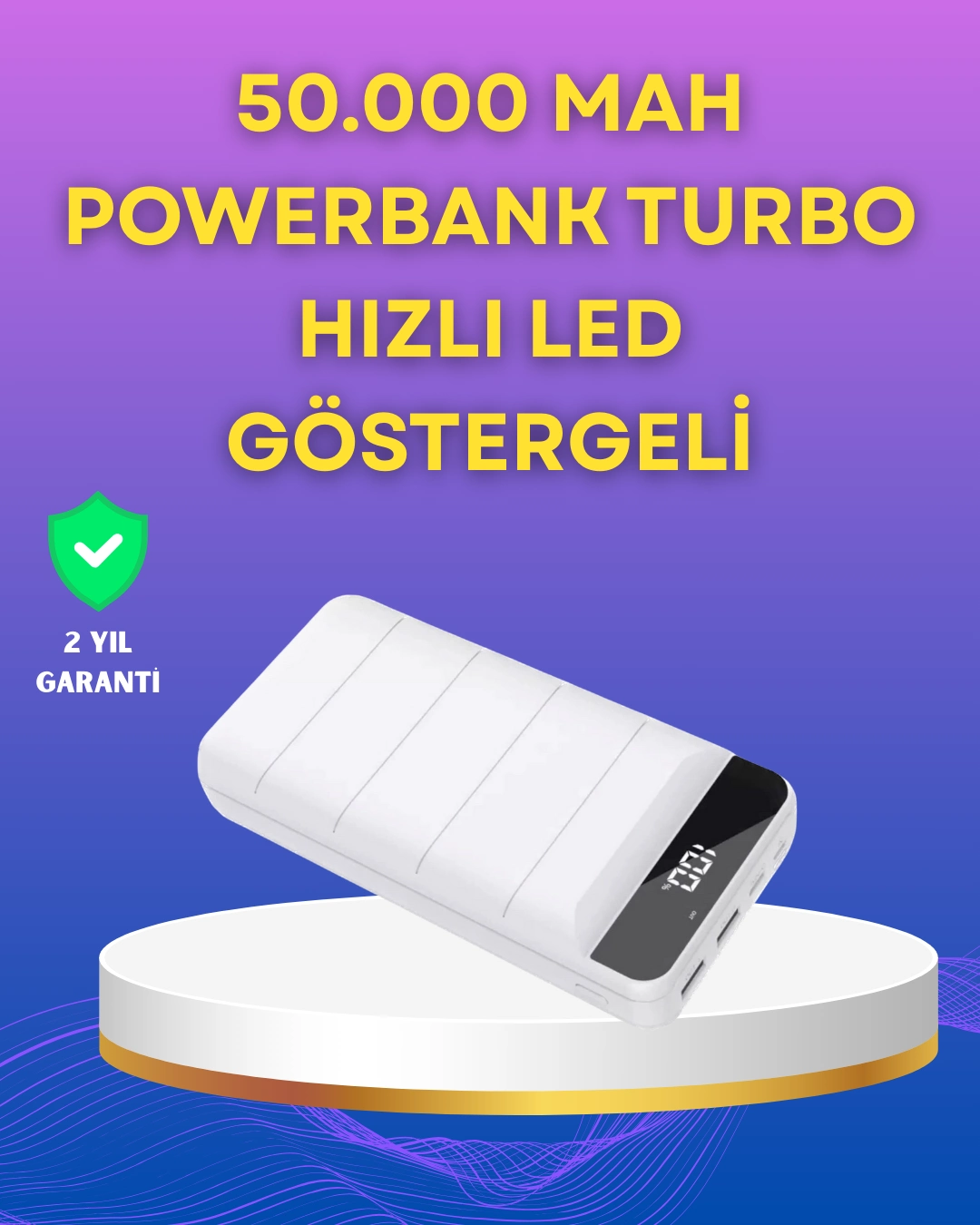 Lightning Ve Type-c Girişli 50000mah Powerbank ( Lisinya )