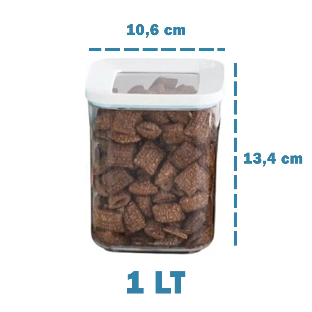 Lossa Kare Vakumlu Saklama Kabı 3`lü Set 1 Lt ( Lisinya ) Lossa Kare Vakumlu Saklama Kabı 3`lü Set 1 Lt ( Lisinya )