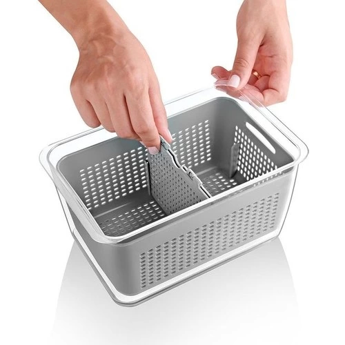Lossa Süzgeçli Ve Bölmeli Organizer Meyve Sebze Saklama Kabı 5 Lt ( Lisinya ) Lossa Süzgeçli Ve Bölmeli Organizer Meyve Sebze Saklama Kabı 5 Lt ( Lisinya )