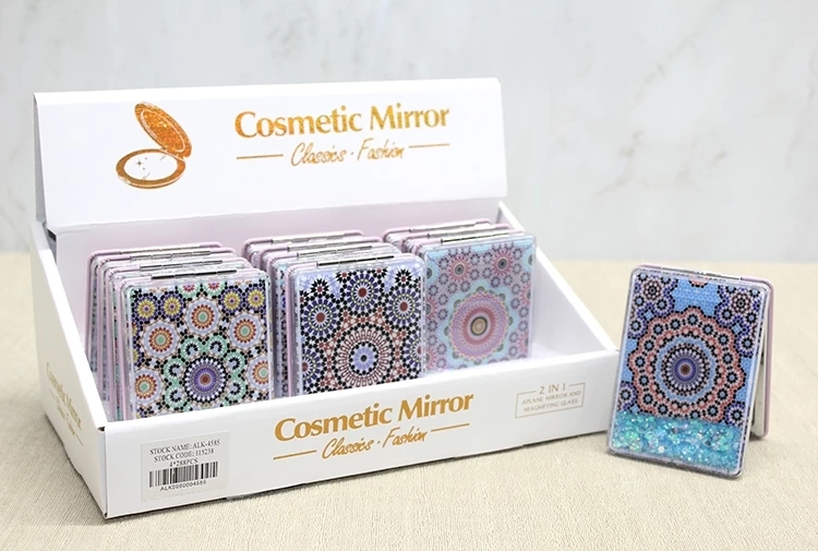 Mandala Desenli Hareketli Sulu El Aynası Alk4585 ( Lisinya )