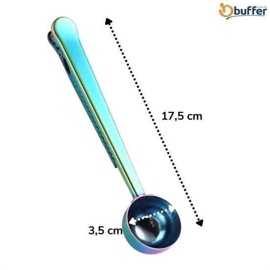 Mandallı Kahve Ölçü Kaşığı Renkli Çok Fonksiyonlu Paslanmaz Çelik Kaşık ( Lisinya ) Mandallı Kahve Ölçü Kaşığı Renkli Çok Fonksiyonlu Paslanmaz Çelik Kaşık ( Lisinya )
