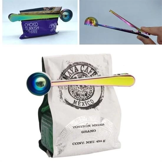 Mandallı Kahve Ölçü Kaşığı Renkli Çok Fonksiyonlu Paslanmaz Çelik Kaşık ( Lisinya ) Mandallı Kahve Ölçü Kaşığı Renkli Çok Fonksiyonlu Paslanmaz Çelik Kaşık ( Lisinya )