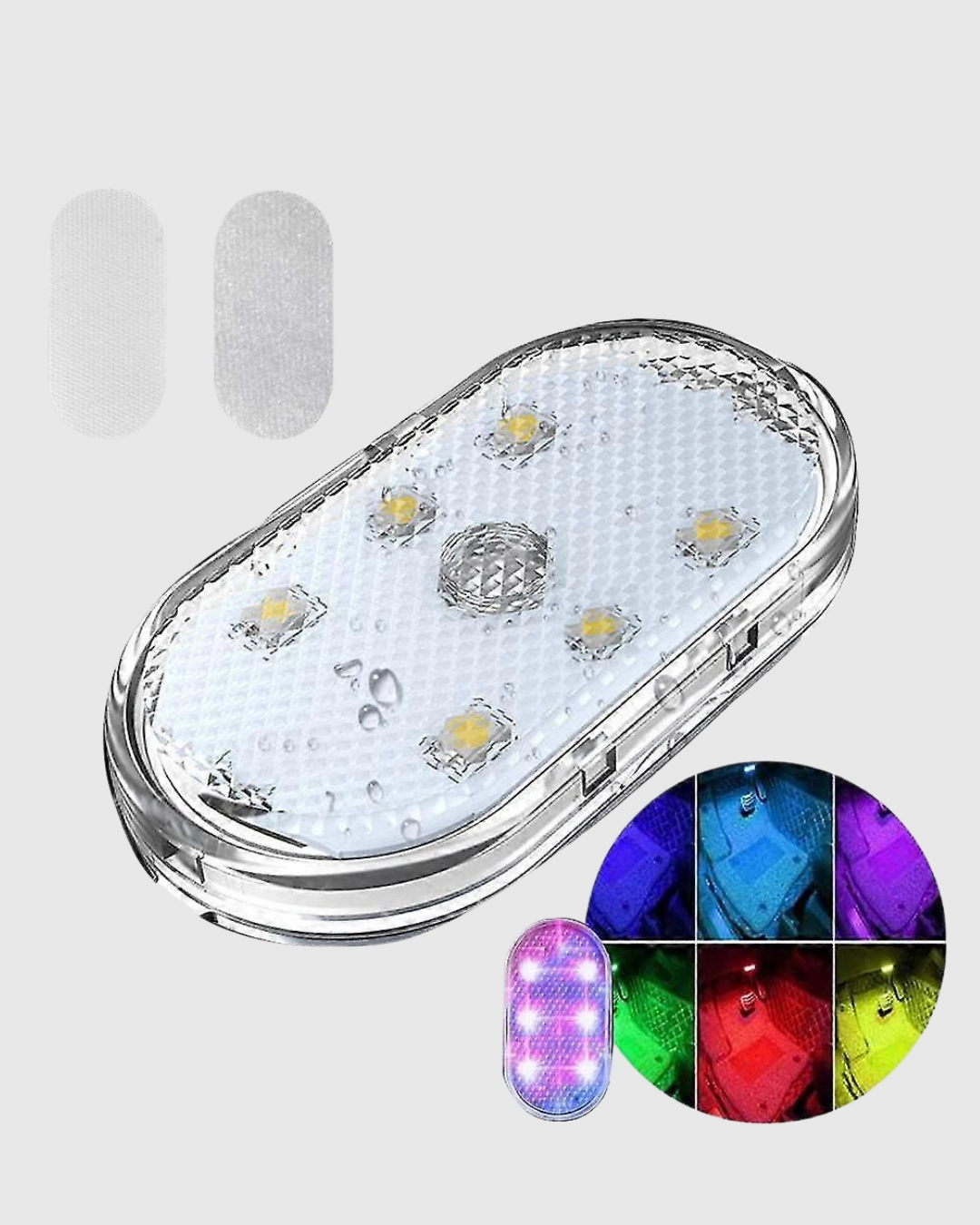 Manyetik Araba İçi Ambiyans Led Işık Seti – Kolay Montajlı Ve Kablolara Gerek Yok ( Lisinya )